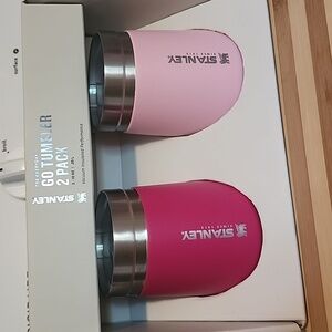Stanley 2 pack 10oz stainless steel everyday go tumbler Pink Vibes + Flamingo